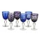 Kobaltové poháre na víno